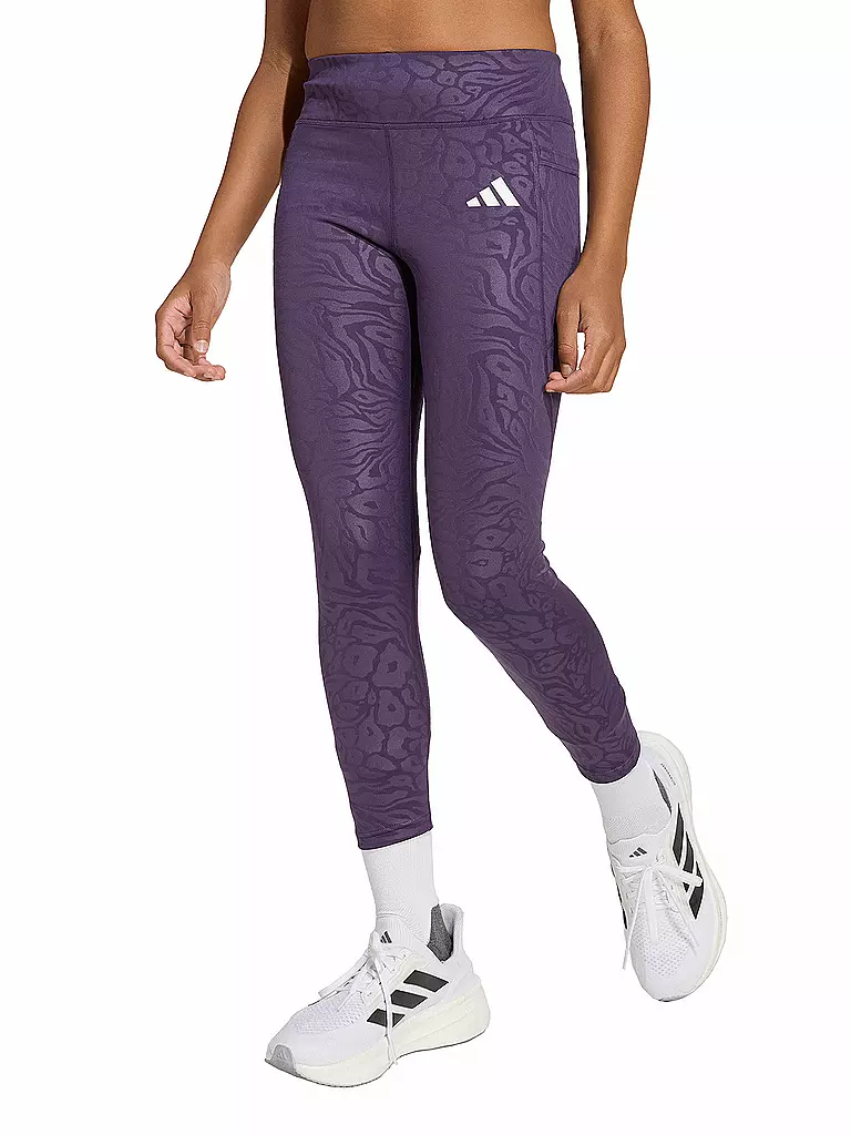 ADIDAS | Tight da allenamento da ragazza All Sports Optime con stampa animalier | Lilla