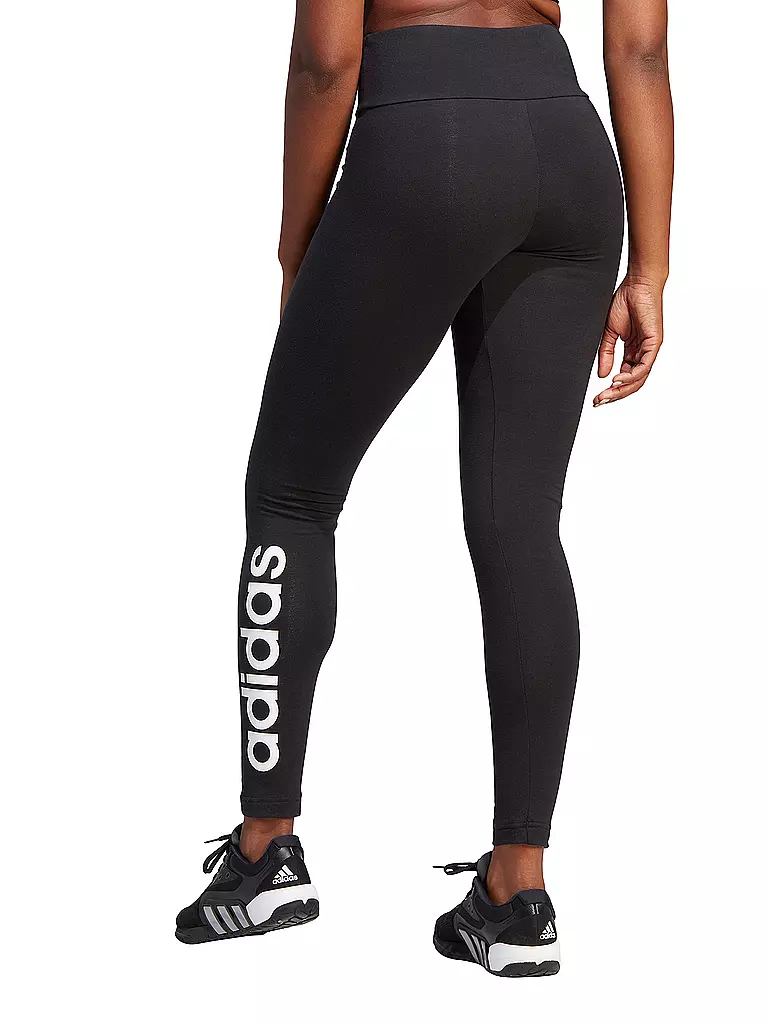 ADIDAS | Tight da donna Essentials a vita alta con logo | Nero