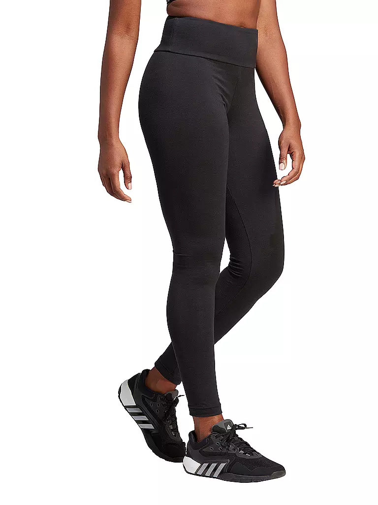 ADIDAS | Tight da donna Essentials a vita alta con logo | Nero