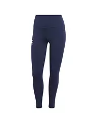 ADIDAS | Tight da donna Signature con stampa grafica a vita alta 7/8 | Blu scuro