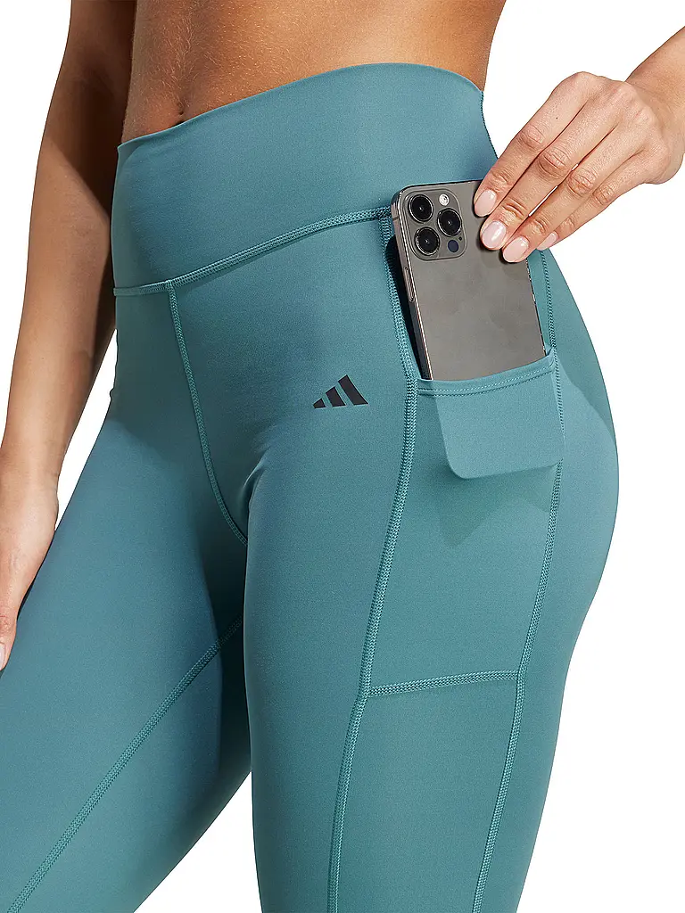 ADIDAS | Tight da fitness da donna Optime Stash 7/8 | Petrolio