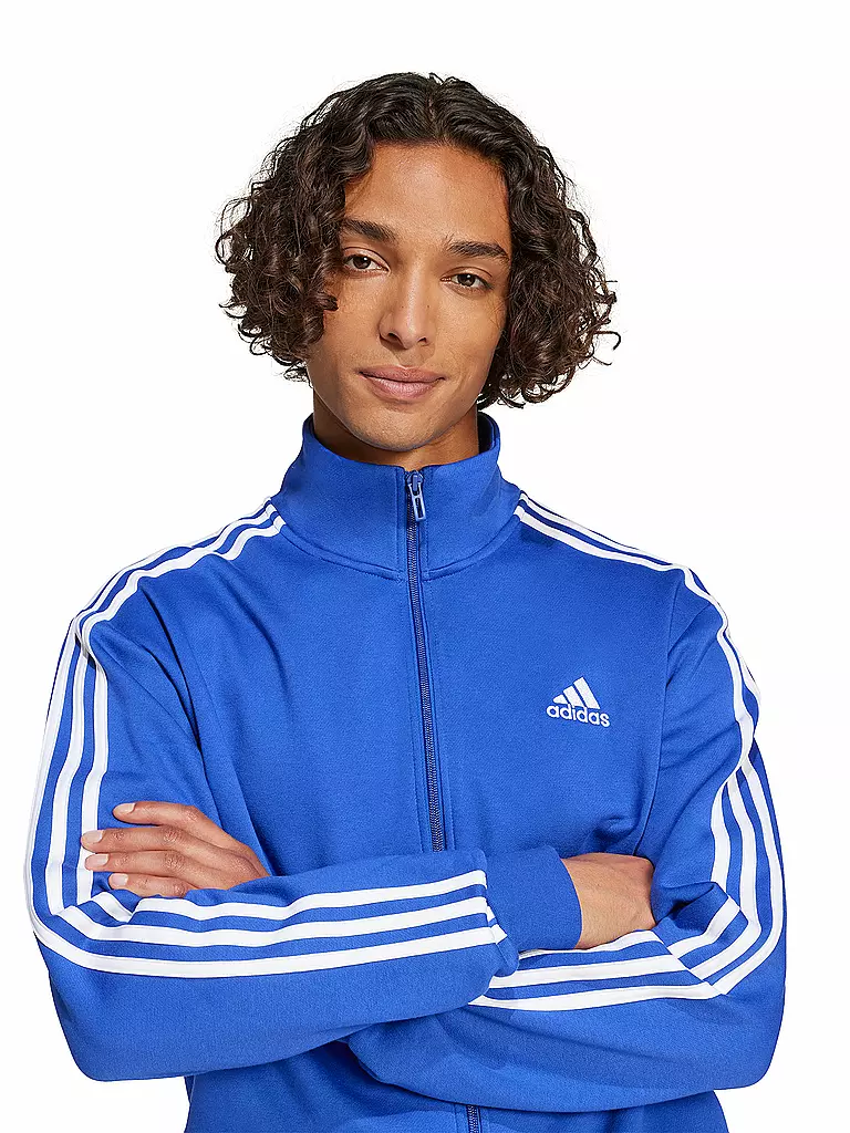 ADIDAS | Trainingsanzug Basic 3-Streifen | Blu scuro