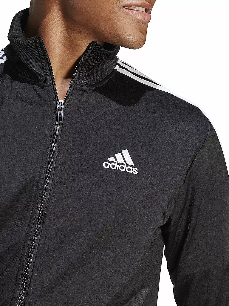 ADIDAS | Tuta da uomo Sportswear Basic a 3 strisce in tricot | Nero