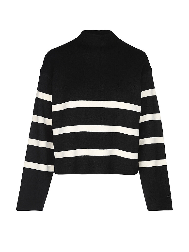 Maglione da donna Perfekt Knit Stripe nero XL