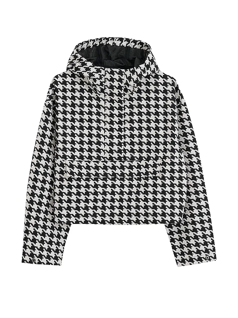 AIM'N | Giacca cropped impermeabile da donna | Nero