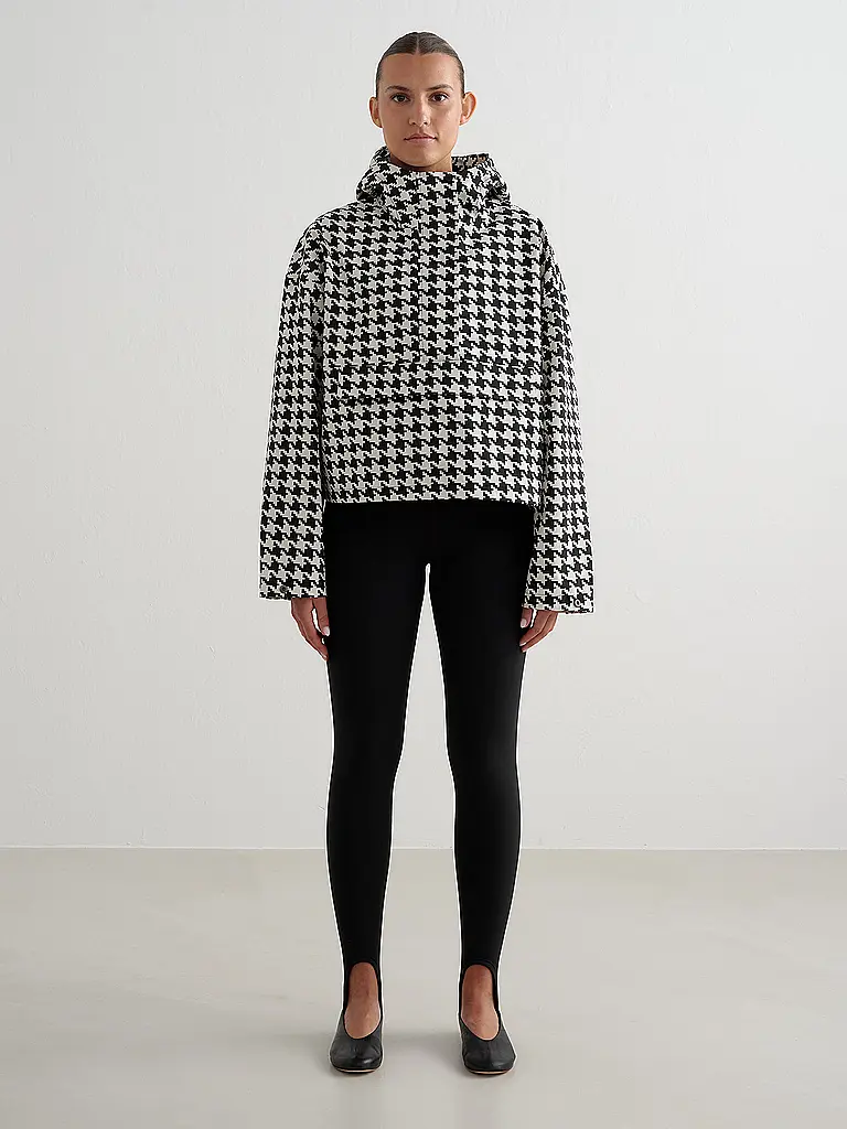 AIM'N | Giacca cropped impermeabile da donna | Nero