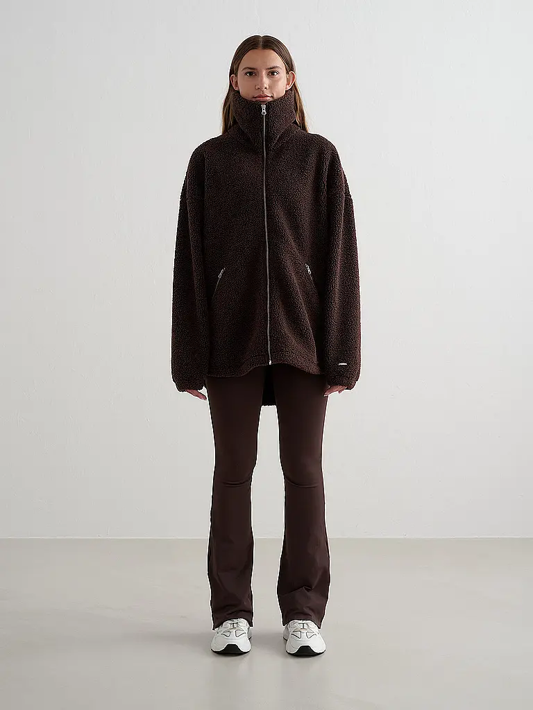 AIM'N | Giacca in pile da donna Pile Teddy | Marrone