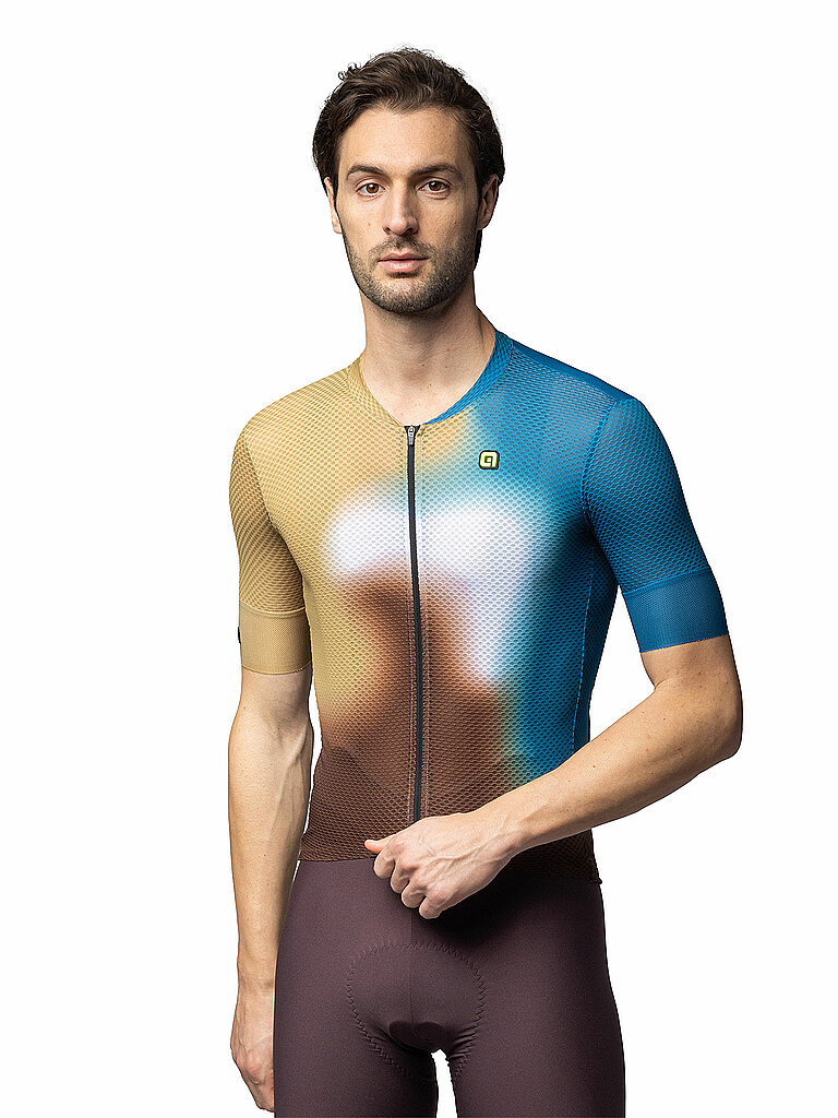 Maglia da ciclismo da uomo Flash multicolore M