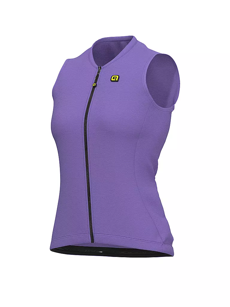 ALE | Damen Radtrikot Color Block SL | Lilla