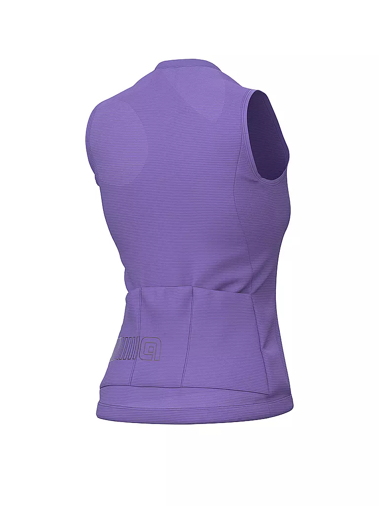 ALE | Damen Radtrikot Color Block SL | Lilla