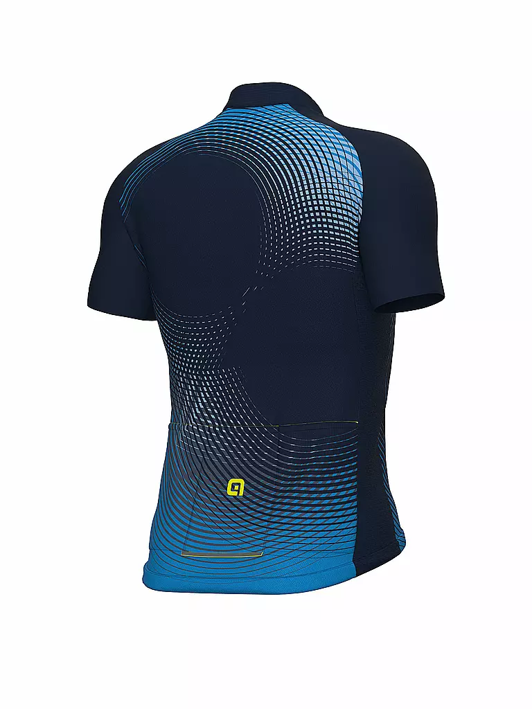 ALE | Herren Radtrikot Optical | Blu scuro