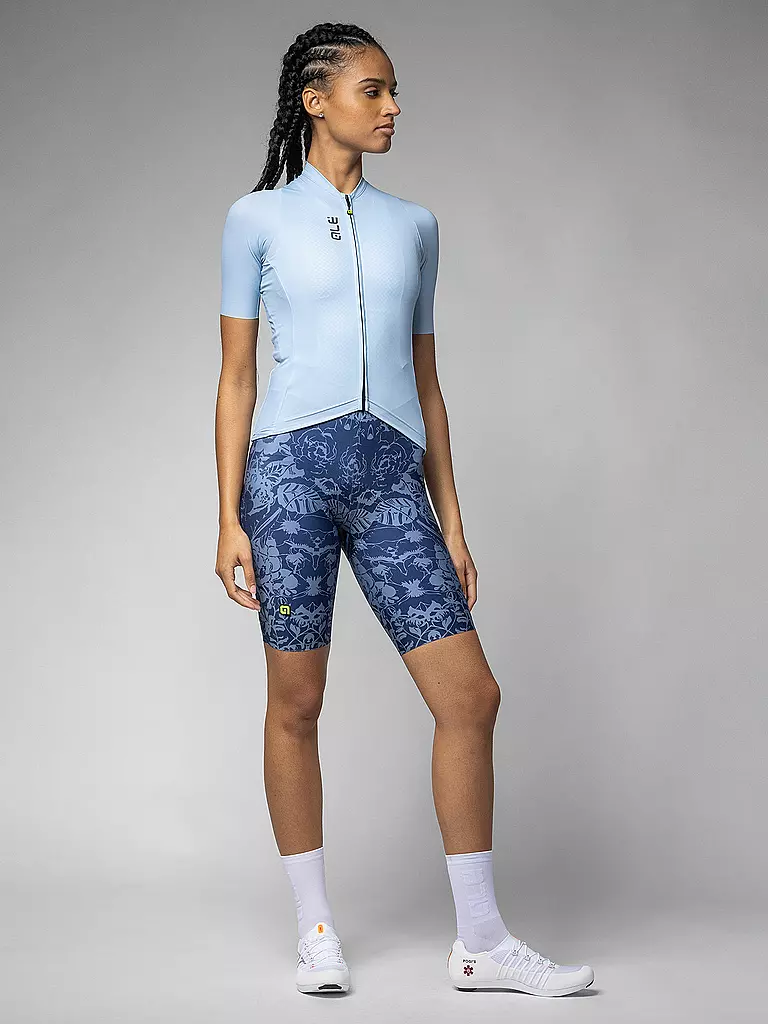 ALE | Maglia da ciclismo da donna Color Block | Blu chiaro