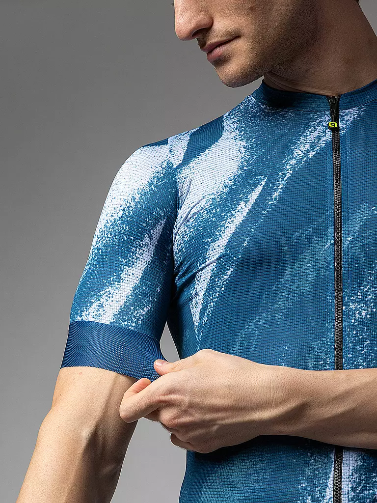 ALE | Maglia da ciclismo da uomo Trace | Blu scuro