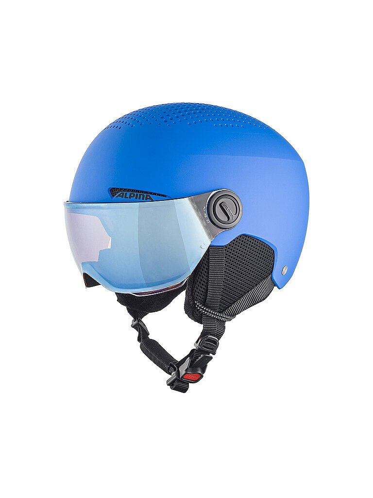 Casco da sci per bambini Zupo Visor Q-Lite blu 48-52CM