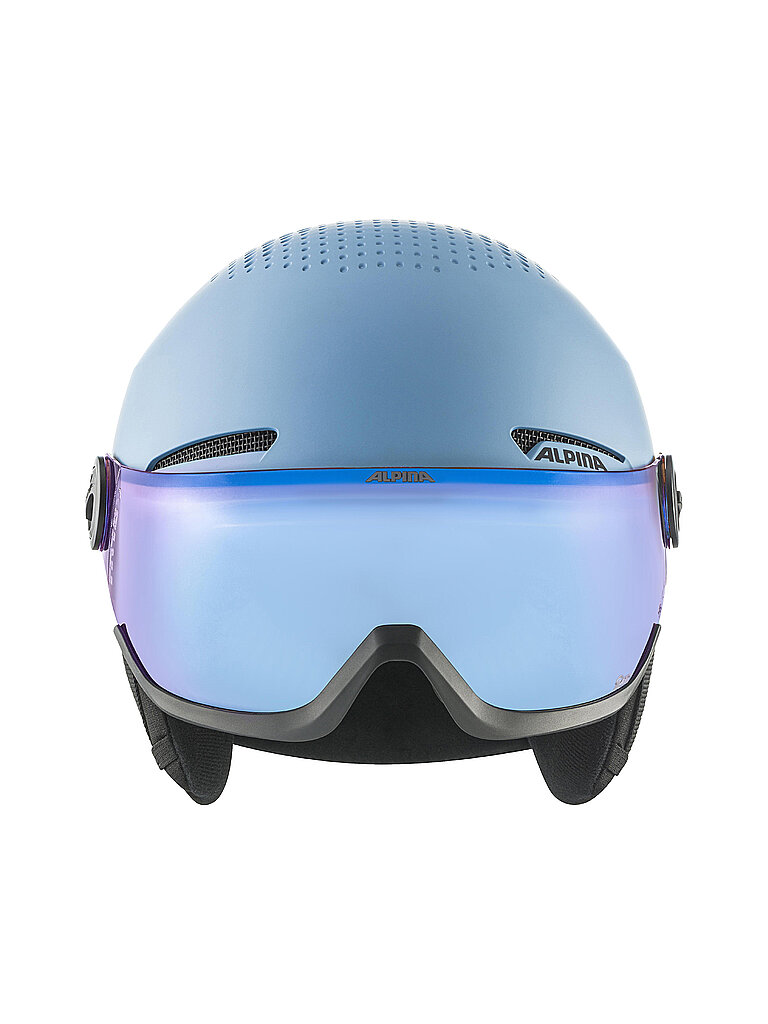 Casco da sci per bambini Zupo Visor Q-Lite blu 48-52CM