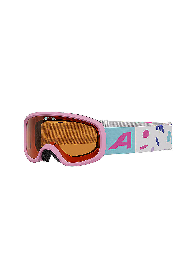 Maschera da sci per bambini Piney 2.0 rosa