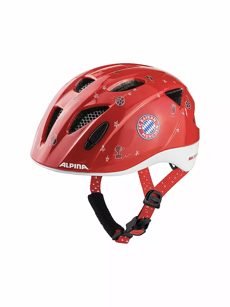 ALPINA | Kinder Fahrradhelm Ximo FC Bayern München Edition | Rosso