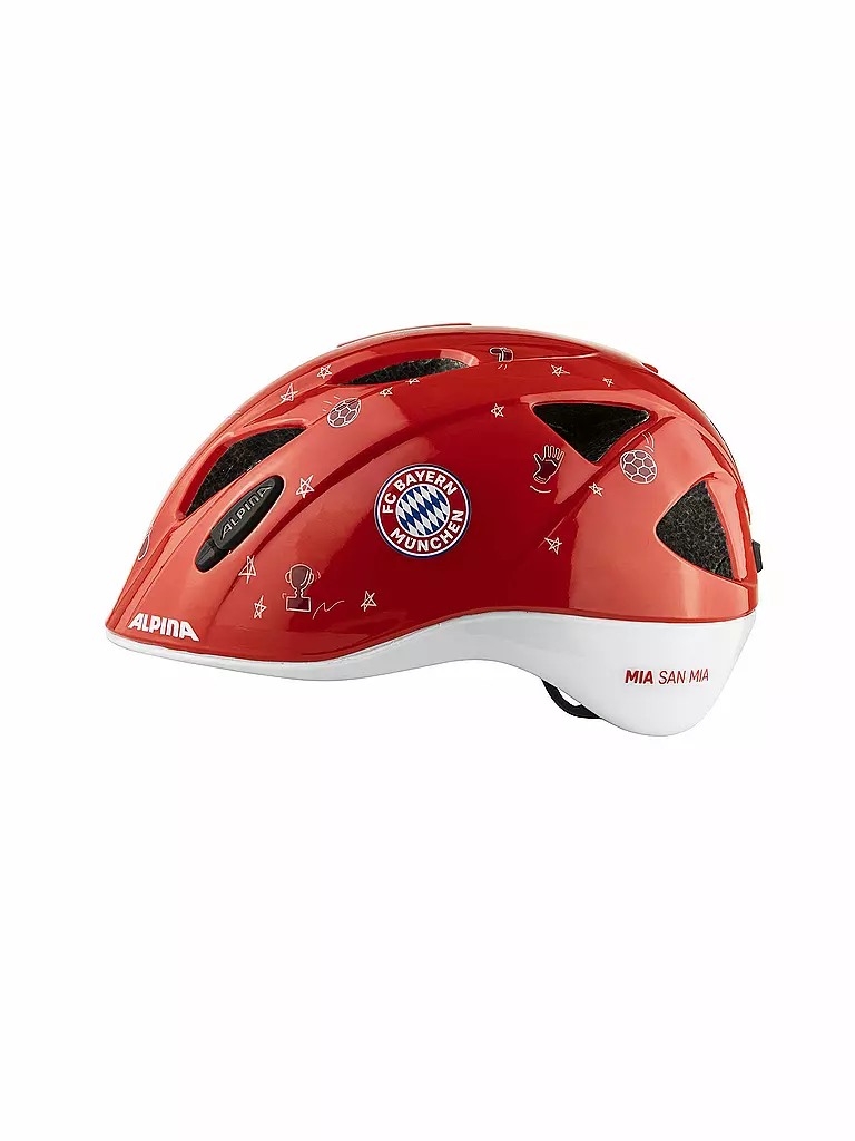ALPINA | Kinder Fahrradhelm Ximo FC Bayern München Edition | Rosso