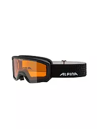 ALPINA | Maschera da sci per bambini Scarabeo JR DH | Nero