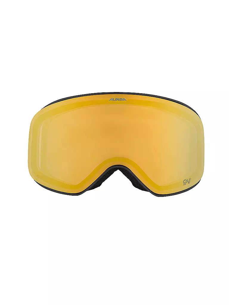 ALPINA | Maschera da sci Slope QV | Nero