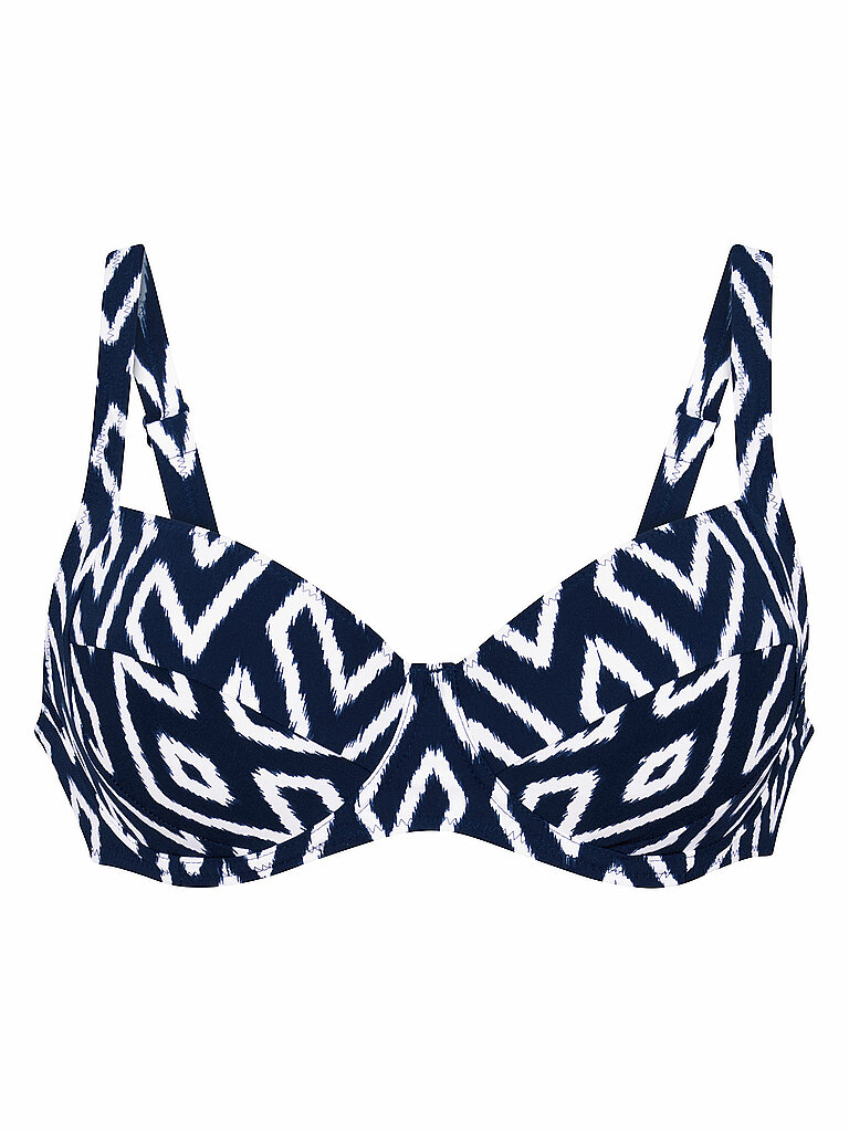 Top bikini da donna Tribal Monotones blu 40F