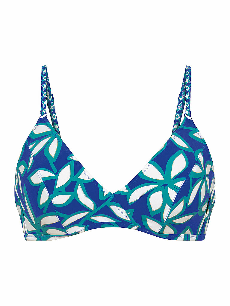 Top bikini da donna RF-Beach Blossom blu 36C