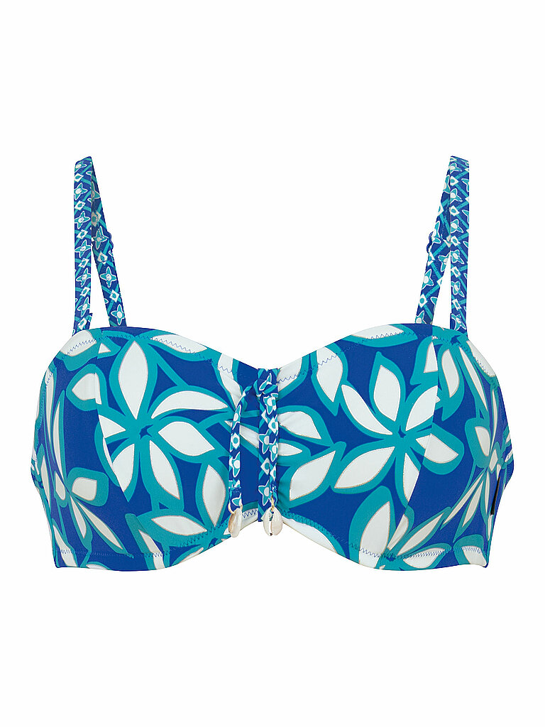 Bikinioberteil da donna RF-Beach Blossom blu 42C