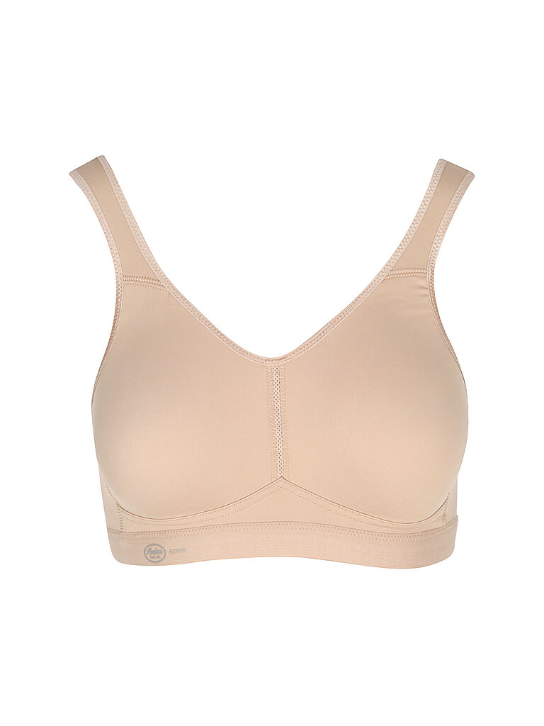 Reggiseno sportivo da donna Light&Firm a medio sostegno beige 75D