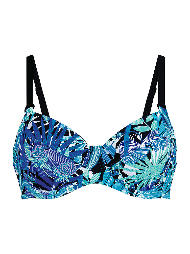 Bikinioberteil da donna Palmtree Smilla blu 44F