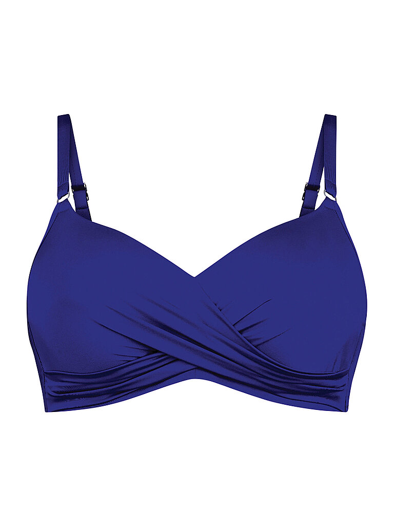 Top bikini da donna Palmtree Liberia blu 42D