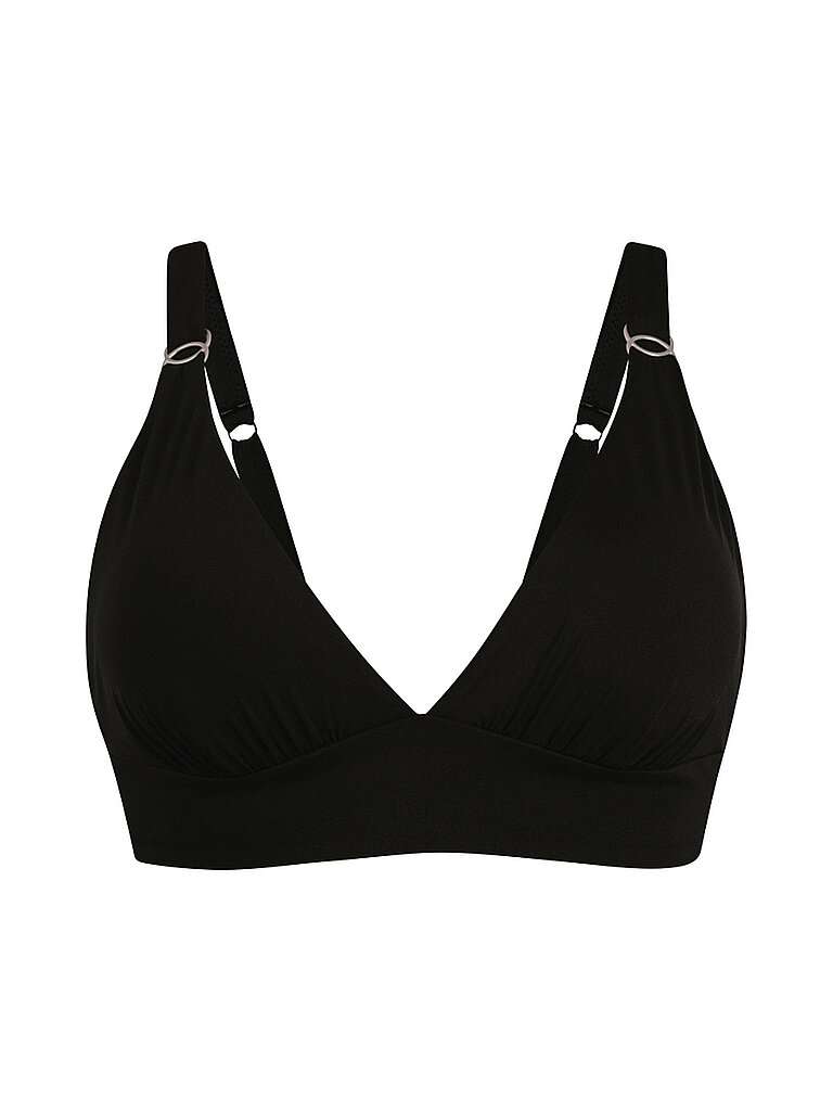 Top bikini da donna Pure Luxe nero 38 C/D