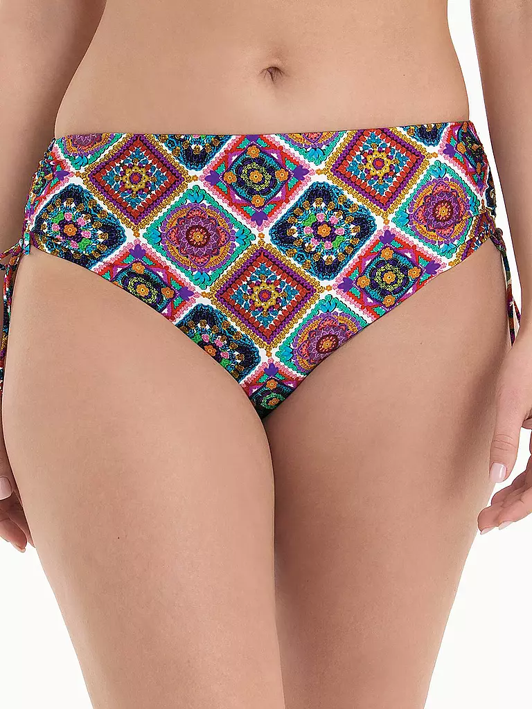 ANITA | Damen Bikinihose Crochet Flower | Multicolore