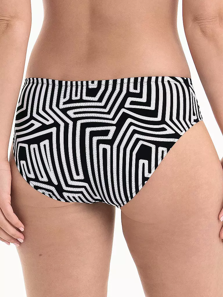 ANITA | Damen Bikinihose Shining Lines | Nero