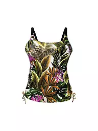 ANITA | Damen Tankinioberteil Yara Green Tropics | Oliva