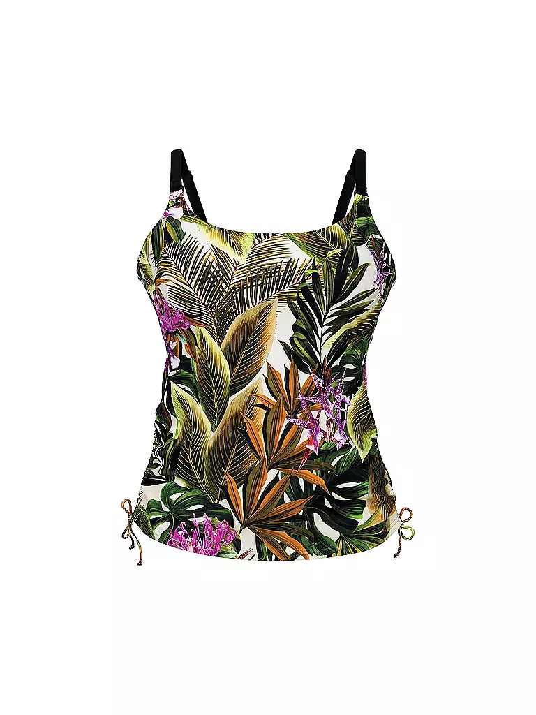 ANITA | Damen Tankinioberteil Yara Green Tropics | Oliva