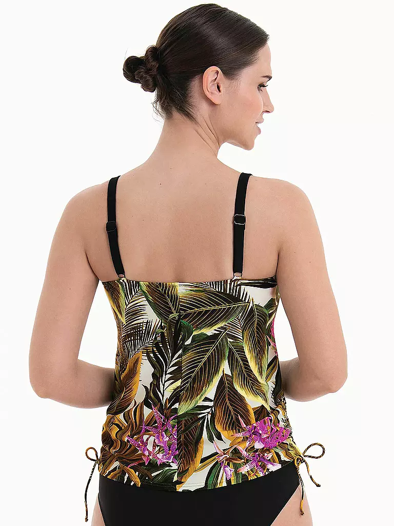 ANITA | Damen Tankinioberteil Yara Green Tropics | Oliva