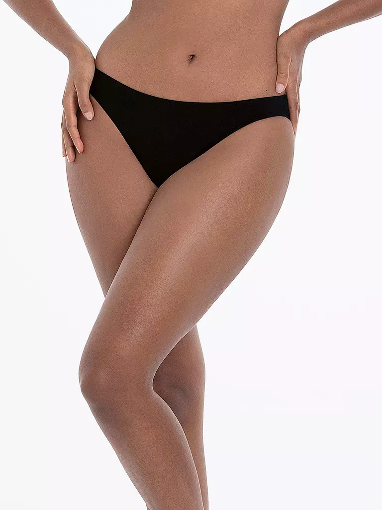 ANITA | Slip bikini da donna modello Brazil | Nero