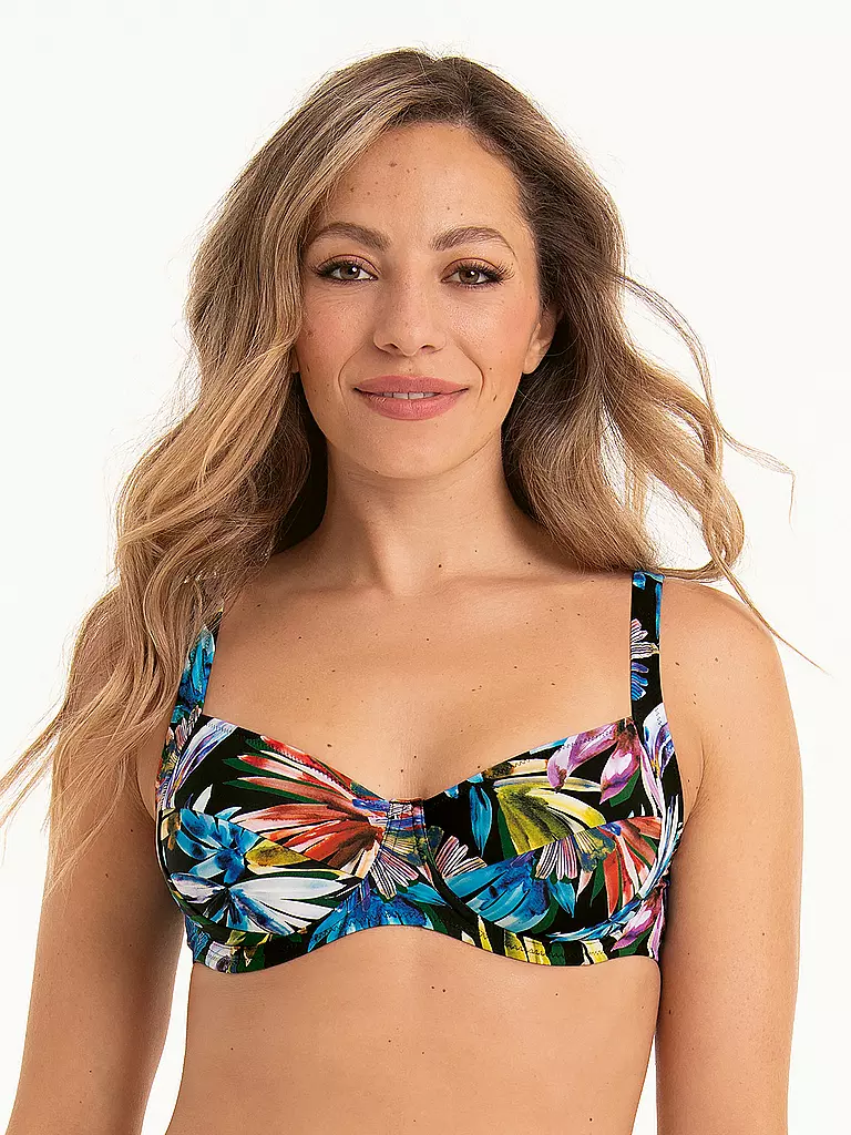 ANITA | Top bikini da donna Night Flowers | Multicolore