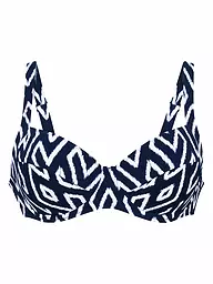 ANITA | Top bikini da donna Tribal Monotones | Blu scuro