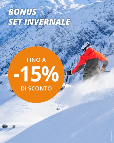 SET INVERNALI BONUS, FINO AL -20% DI SCONTO