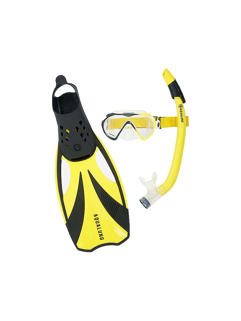 AQUALUNG Set da immersione Compass, 3 pz. giallo | S
