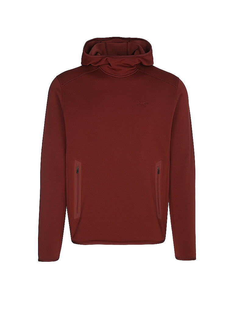 Arcteryx Felpa da uomo da turismo Kynite con cappuccio rosso scuro L