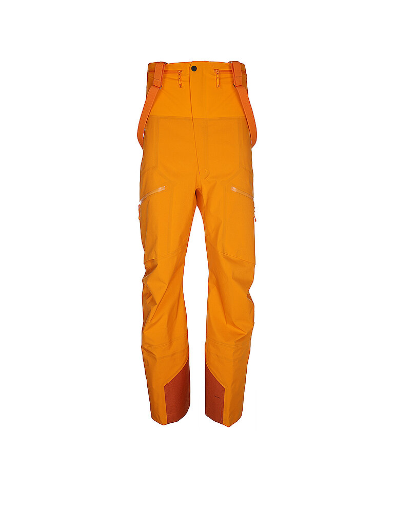 Arcteryx Pantaloni da uomo da turismo Rush BIB 3L GTX arancione S