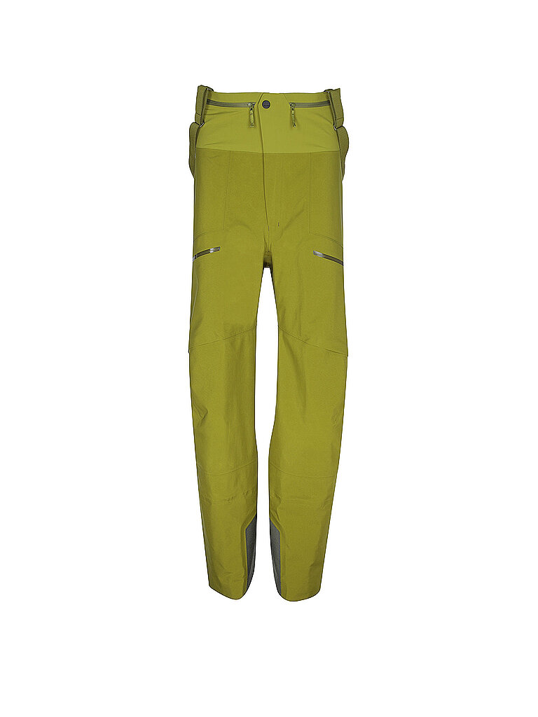 Arcteryx Pantaloni da sci alpinismo da donna Rush BIB 3L GTX oliva 40