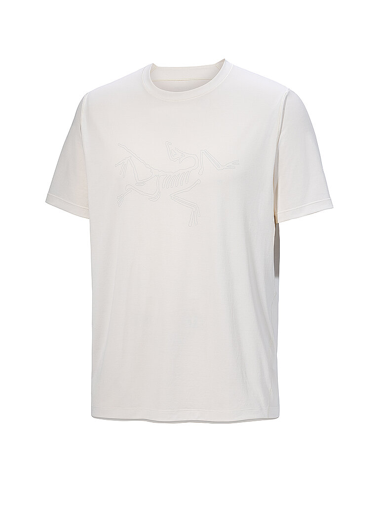 Arcteryx Maglietta tecnica da uomo Cormac Logo UV40+ crema L