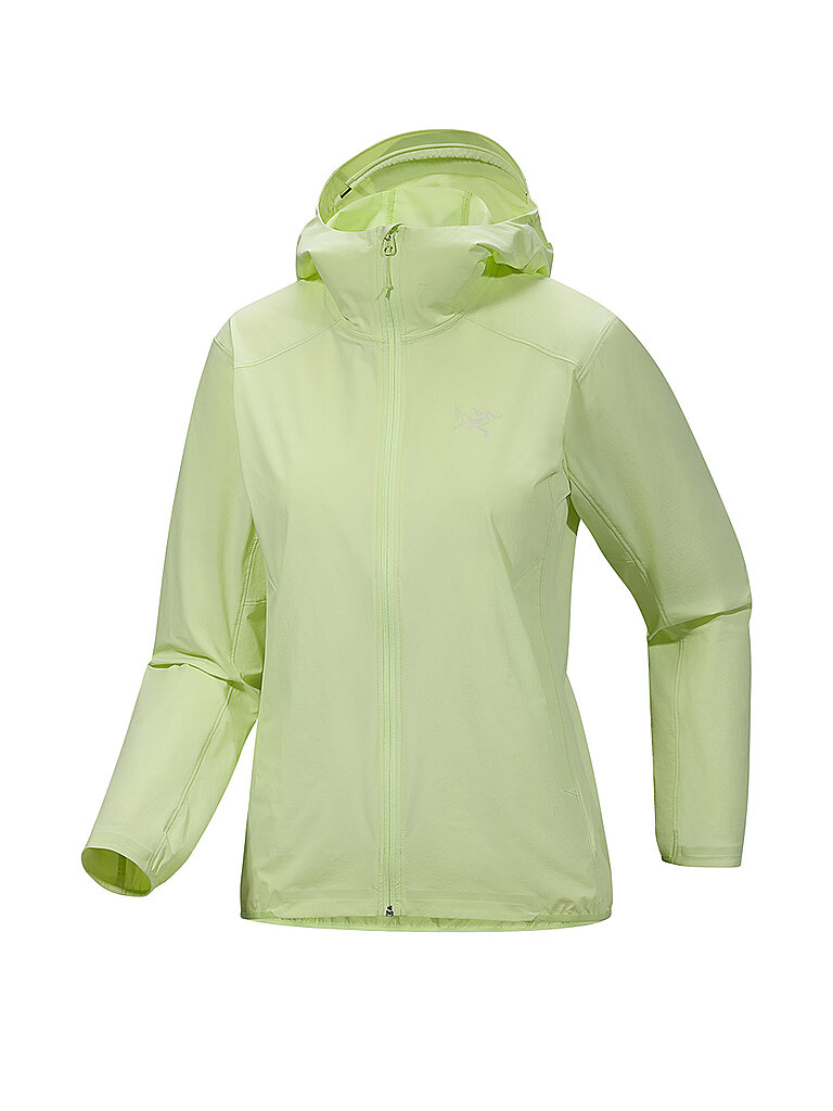 Arcteryx Giacca Softshell da Donna Gamma Lightweight Hoodie verde chiaro S