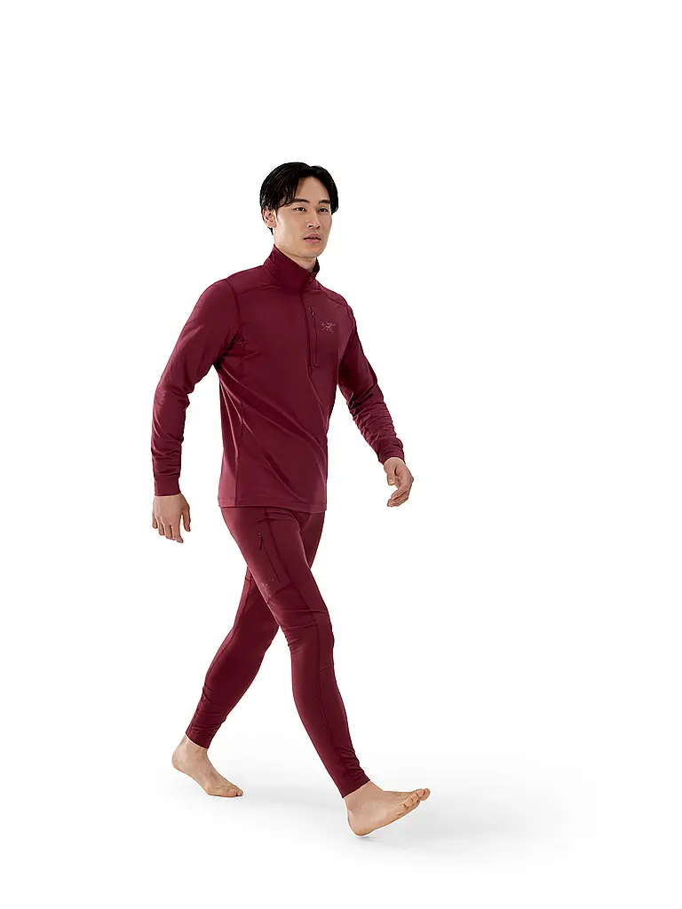 ARCTERYX | Calzamaglia intima da uomo Rho LT | Rosso scuro