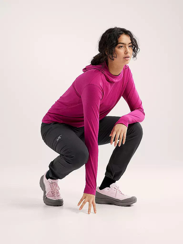 ARCTERYX | Damen Funktionshoodie Taema Hoodie | Fucsia