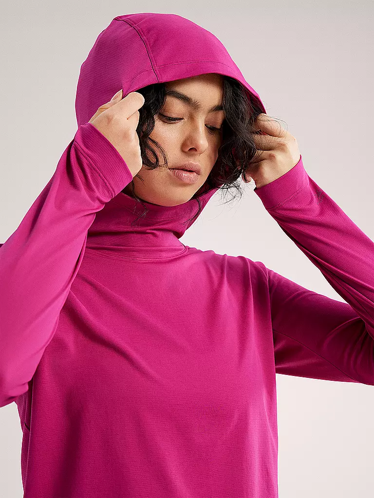 ARCTERYX | Damen Funktionshoodie Taema Hoodie | Fucsia