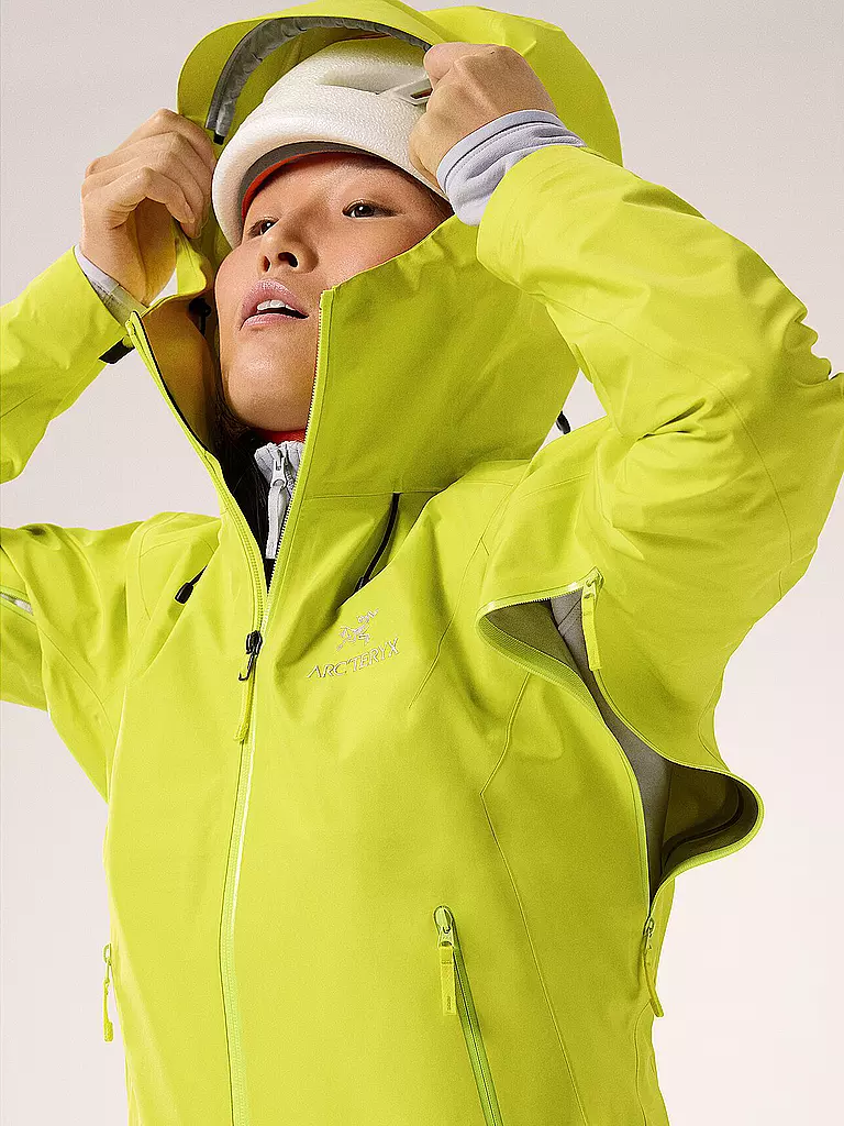 ARCTERYX | Damen Wanderjacke Beta LT GTX 3L Hoodie | Giallo